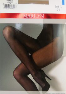 Marilyn Tonic 20 R1/2 modne rajstopy micro visone